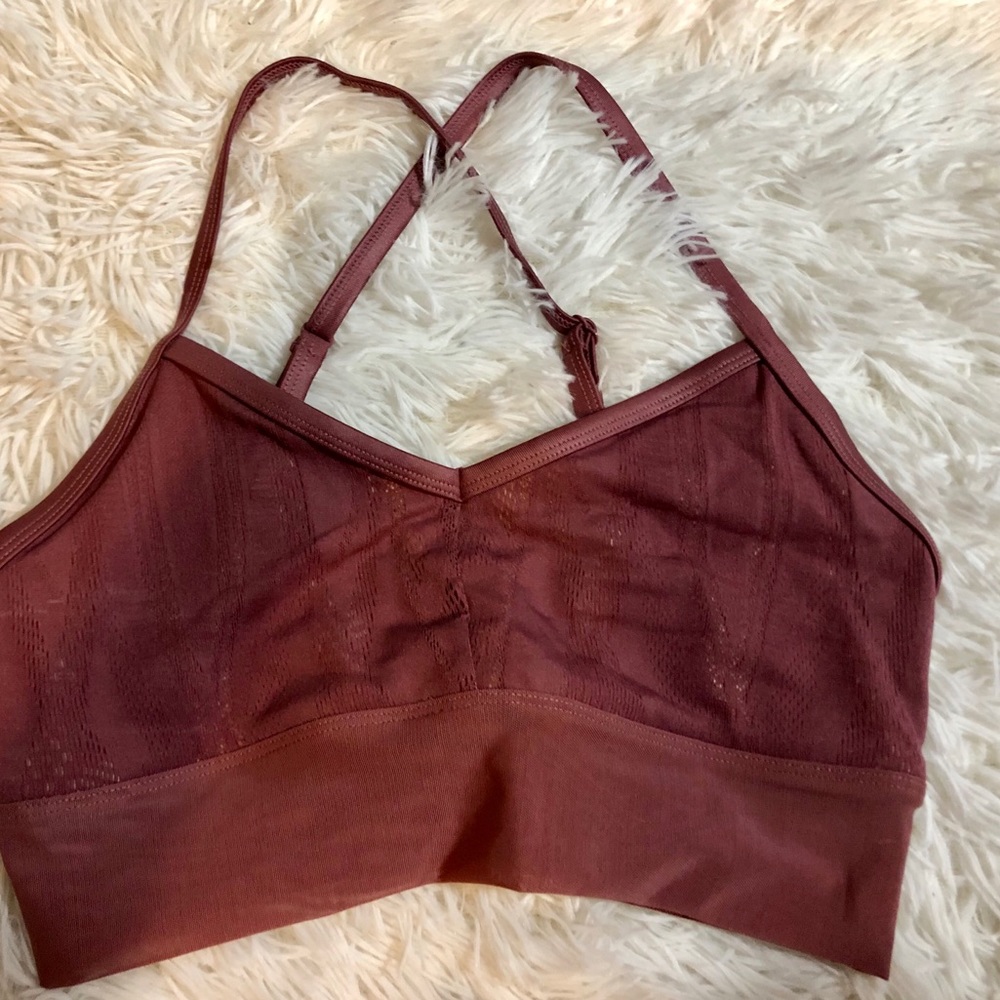 SOLD Alo Lavish Rose Mesh Bra Size Small EUC - Picture 1 of 4